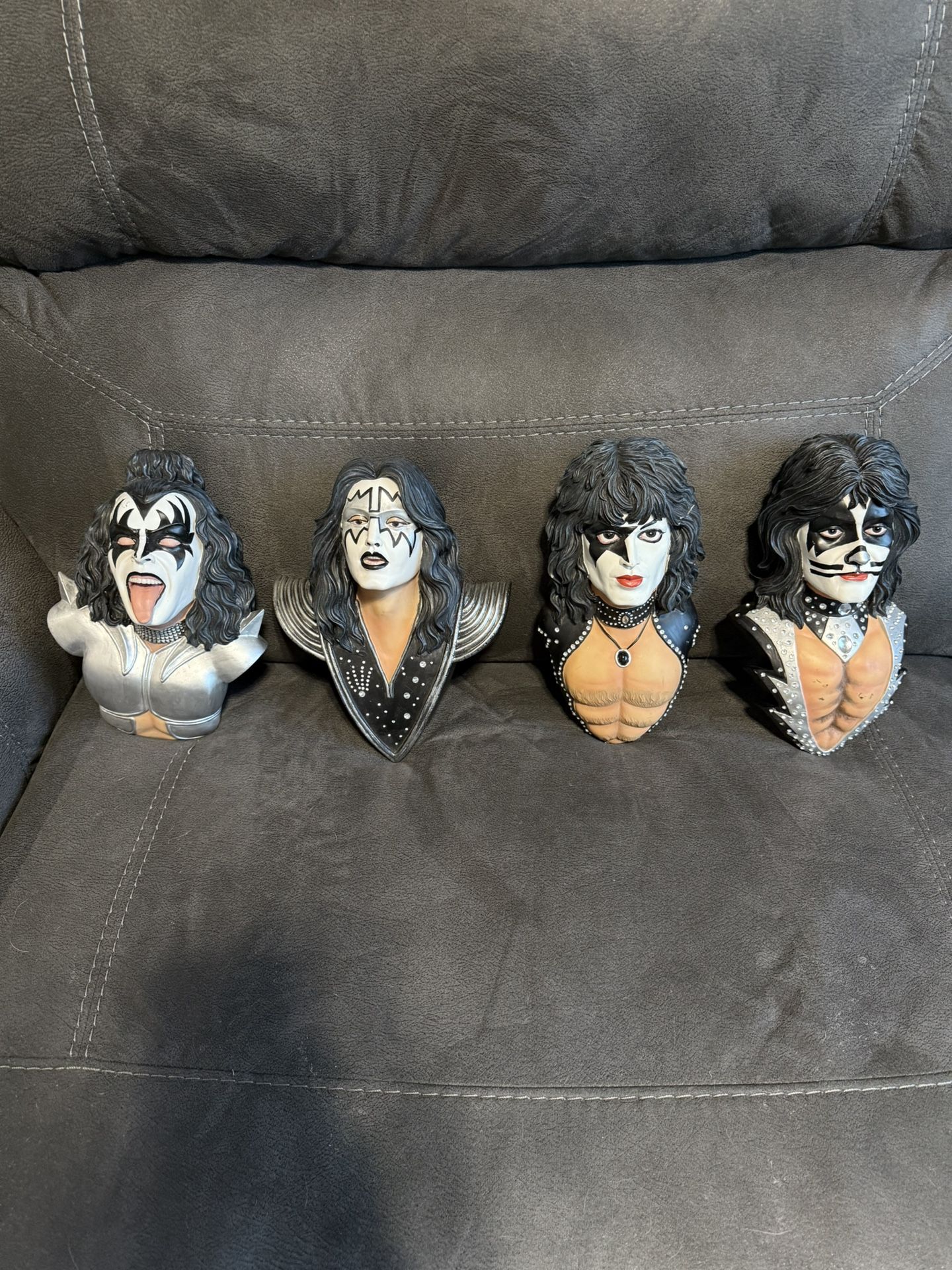 Kiss Wall Bust Statues All 4 Members