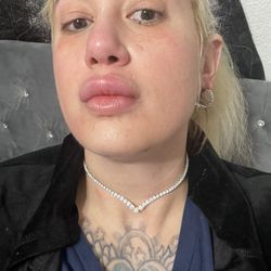 15 Carat GRA Certified 100% Real Moissanite Color D v Shaped Tennis Necklace 925 14k White Gold Played 14-18”