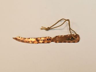 Vintage Springer New Mexico Copper Letter Opener