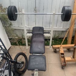 Weights And Bench Set 