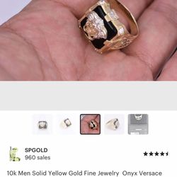Versace Style Ring (size 10) 