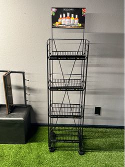 Rolling display rack