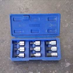 CBSM92TSS - 9 Piece 3/8” Drive XZN Triple Square Bit Set