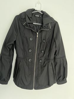 Women’s black shacket jacket black size S
