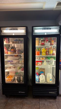 2 True Single-Door Commercial Refrigerator