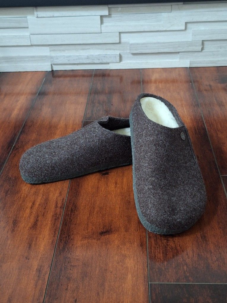 Birkenstock Slipper Clogs Zermatt Shearling Brown EU 43 US 10