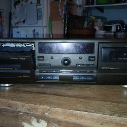 Technics Dual Stereo Cassette Deck RS-TR373