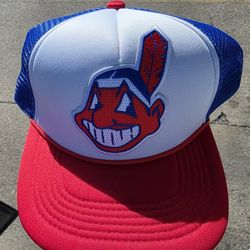 Cleveland Indians Chief Wahoo Trucker Hat