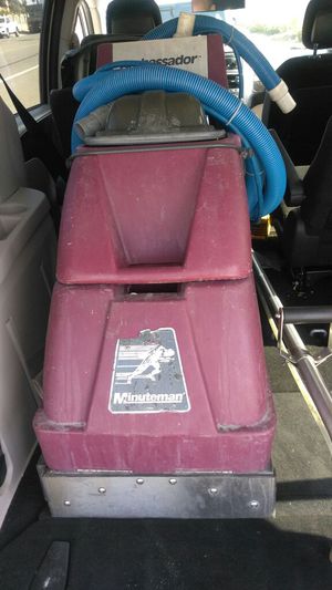 Minuteman ambassador carpet extractor