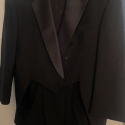 Oscar De La Renta Tux Tail Coat Size 52 R 3XL 