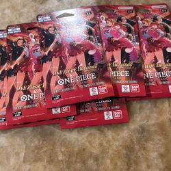 6 One Piece Extra Booster Packs 