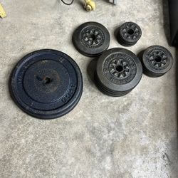 Cast Iron Weight Lifting Plates 