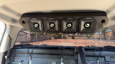 NEW ROOF RACK SPEAKER PANEL WITH KICKER ST 7” MIDRANGE SPEAKERS AND TWEETERS