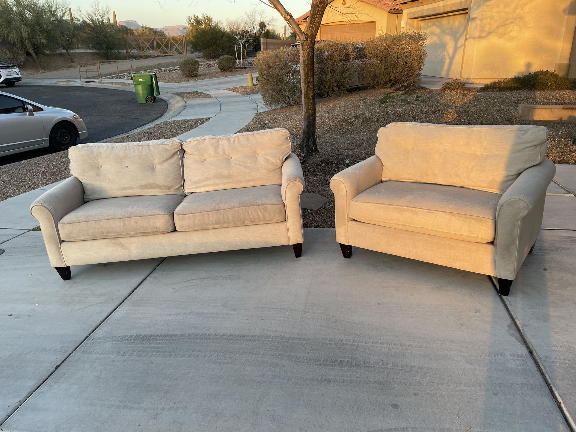 Lazy Boy Sofa And Oversized Chair (FREE DEILVERY)