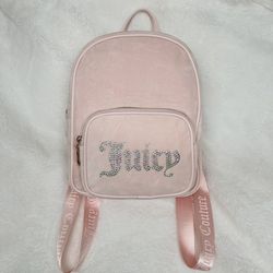 Pink Juicy Couture Rhinestone Backpack