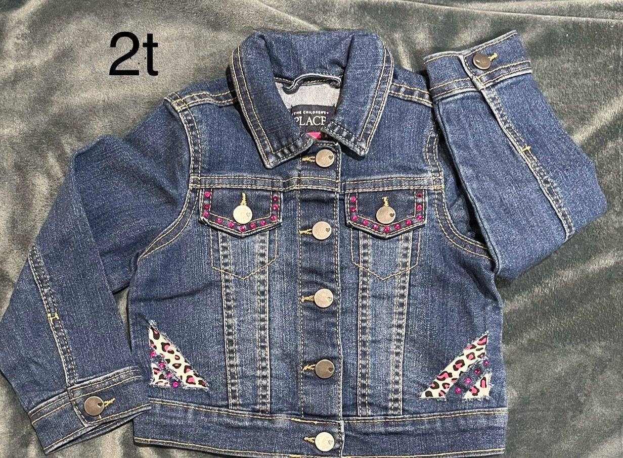 Custom Toddler Girls Jean Jacket