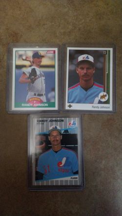 89 Randy Johnson rookie lot baseball cards