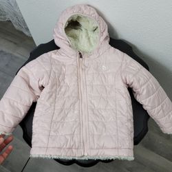 The North Face Baby Girls Reversible Hoodie Jacket 24 month