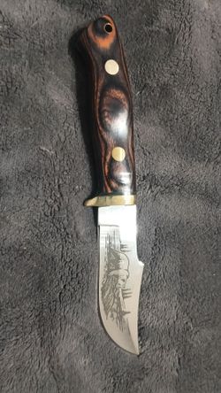 Collectible laser engraved knives