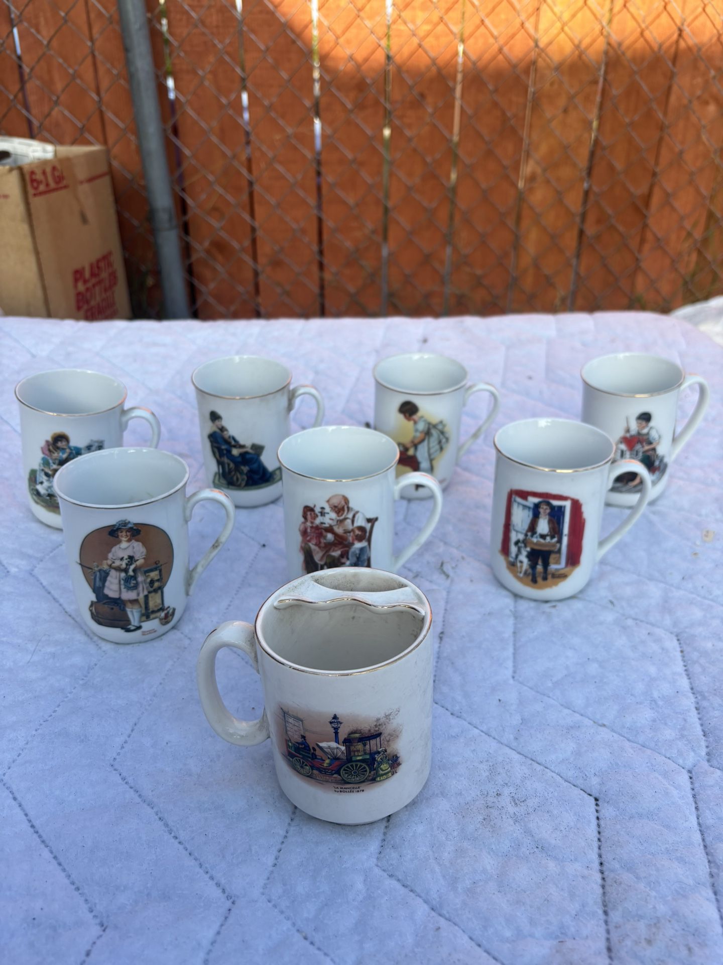 Vintage Norman Rockwell Mugs