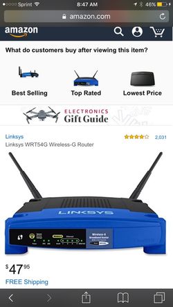 Linksys wireless router