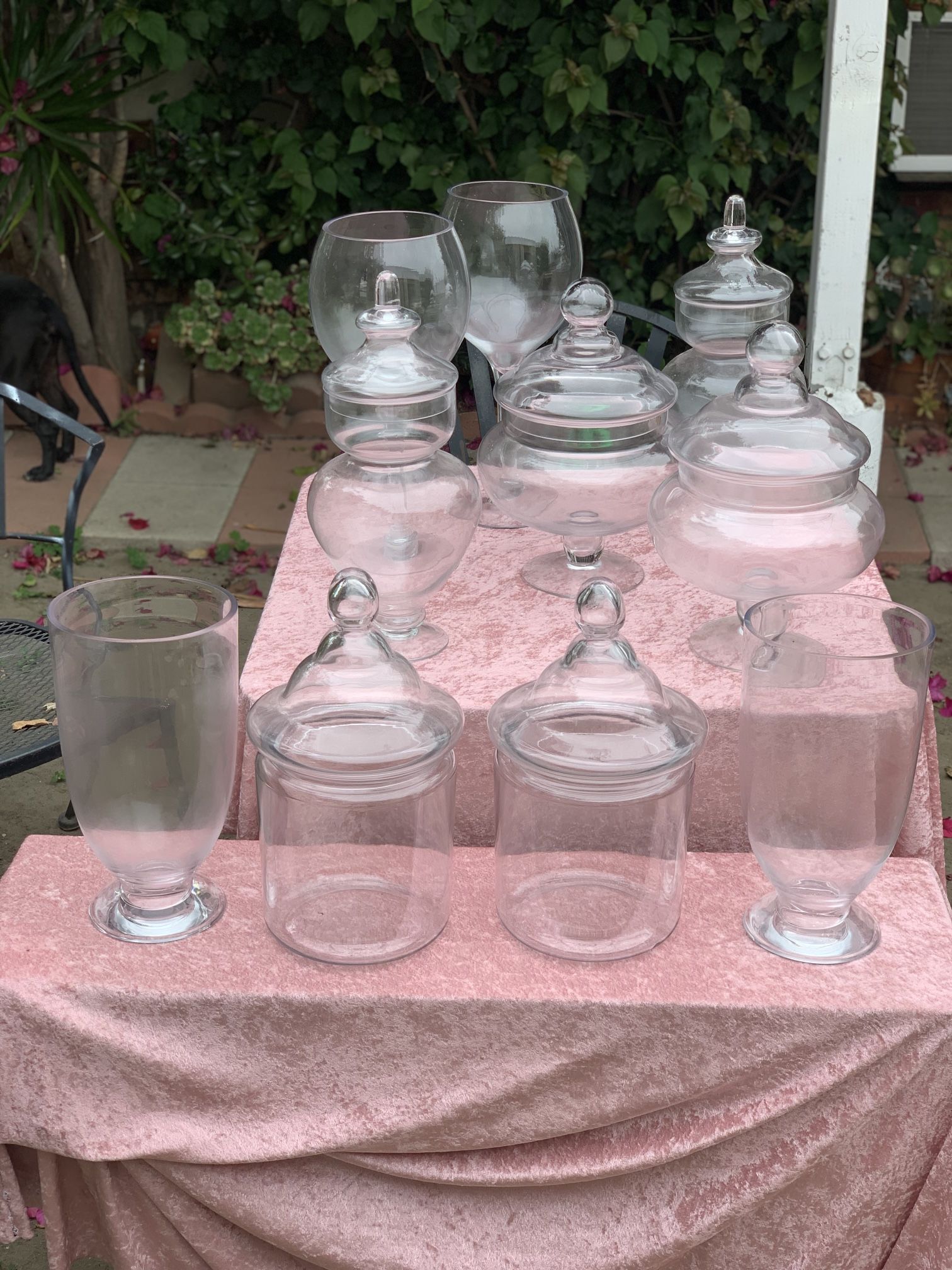 Candy Glass Jars, Candy Buffet, Glass Decor for Sale in Norwalk, CA OfferUp