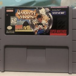 Harvest Moon Super Nintendo Game Very Rare