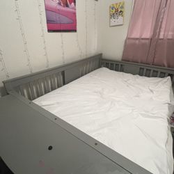 Kids Full Size mattress/ bed frame
