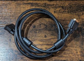 6ft DVI-D Dual Link Cable (Male to Male) - Gold-Plated Connectors