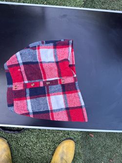 Red Plaid Flannel Pet Shirt