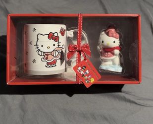 Hello kitty Mug & Ornament set 