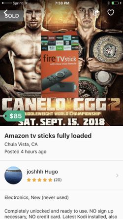 Firstick fraud Joshh Hugo