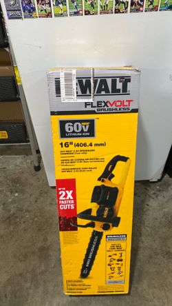 Dewalt 60v flex volt 16” max brushless chainsaw