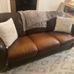 Leather Couch 