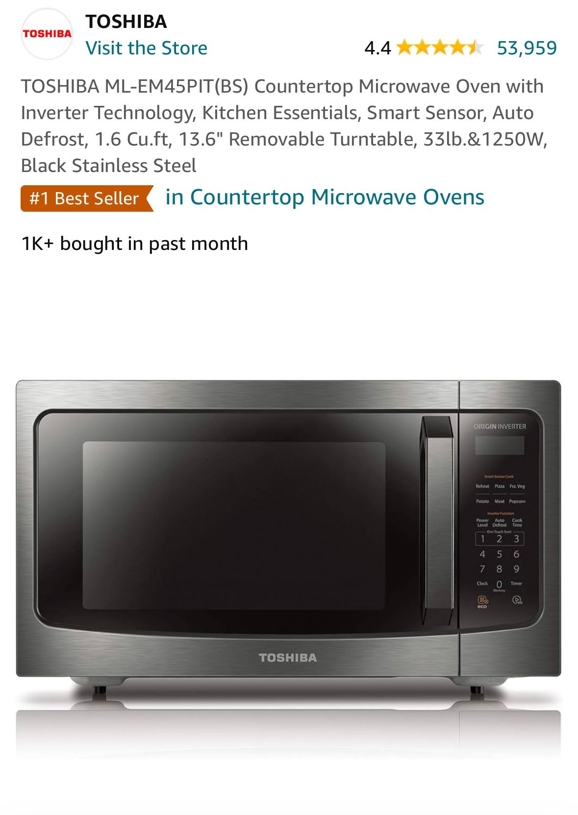 Brand new Toshiba Microwave