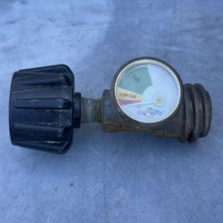 Flame King Propane Gauge Meter Glow in the Dark Gauge BBQ Grill NOS