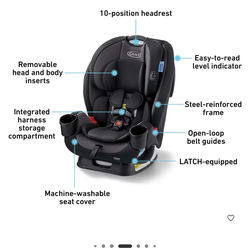 Baby Graco TriRide 3-in-1 Convertible Car Seat - Kipling