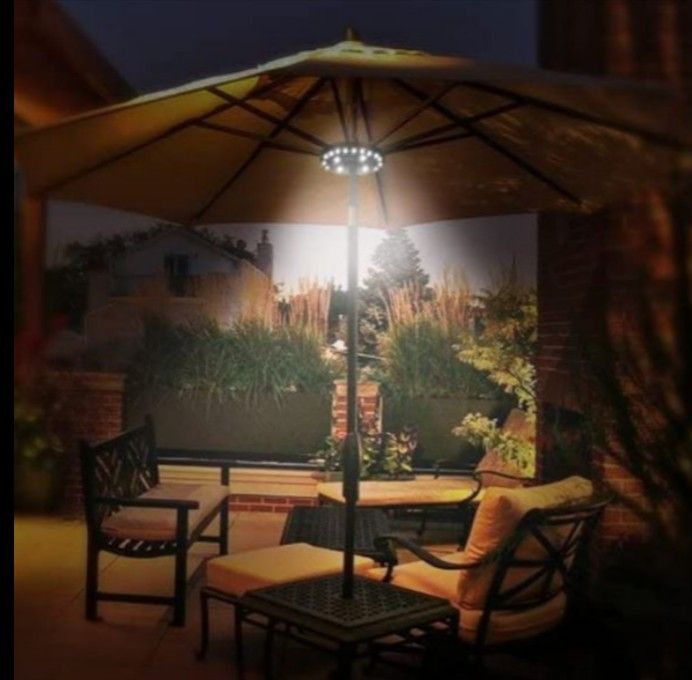 28 LED umbrella outdoor light for umbrella camping tent and patios