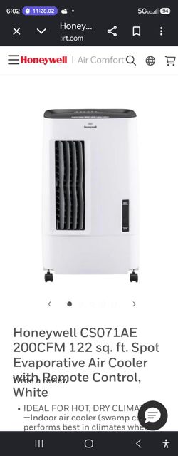 Honeywell  Spot Evaporative Air Cooler with Remote Control (Swamp Cooler)