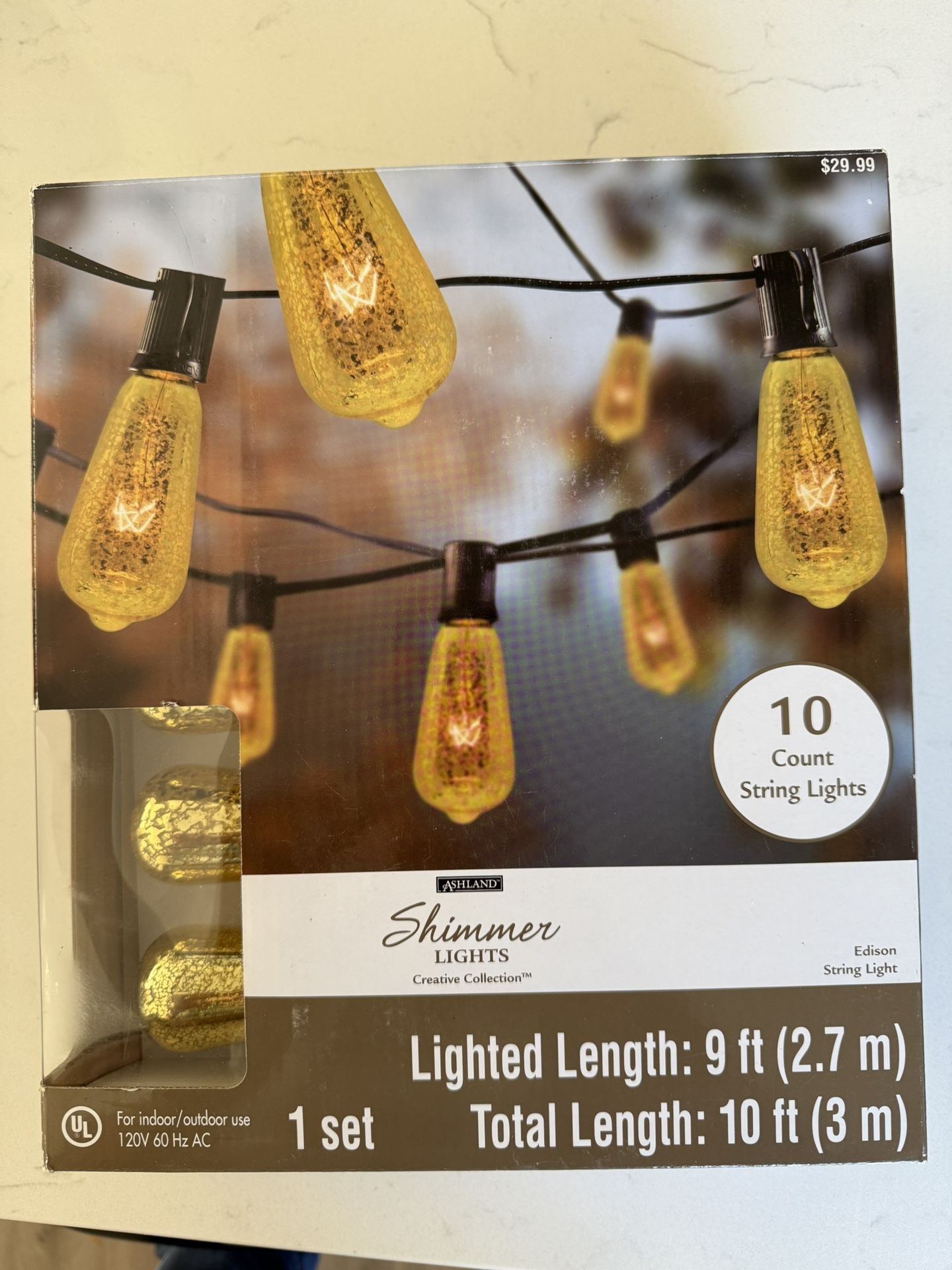Gold Patio Lights