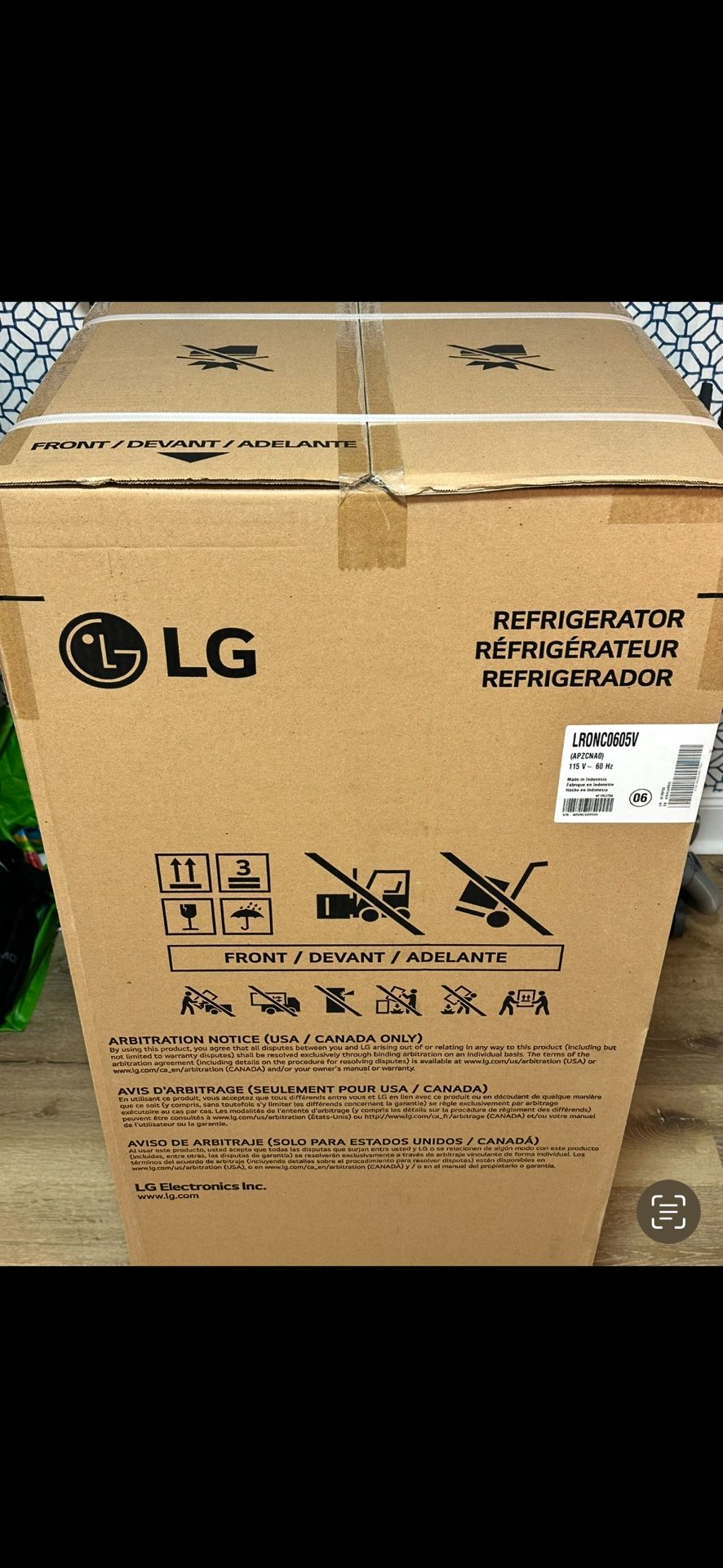 LG refrigerator
