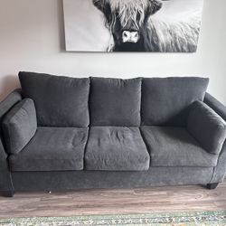 Gray 3 Cushion Couch