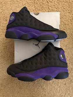 Size 10 (Brand new with box) - Air Jordan 13 retro court purple