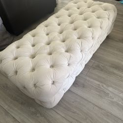 Plush Ottoman 