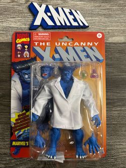 Marvel Legends Retro Beast White Coat Figure