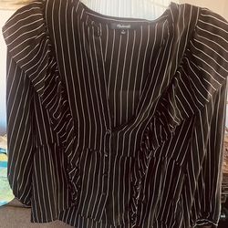 Madewell Long Sleeve Blouse Sz Sm
