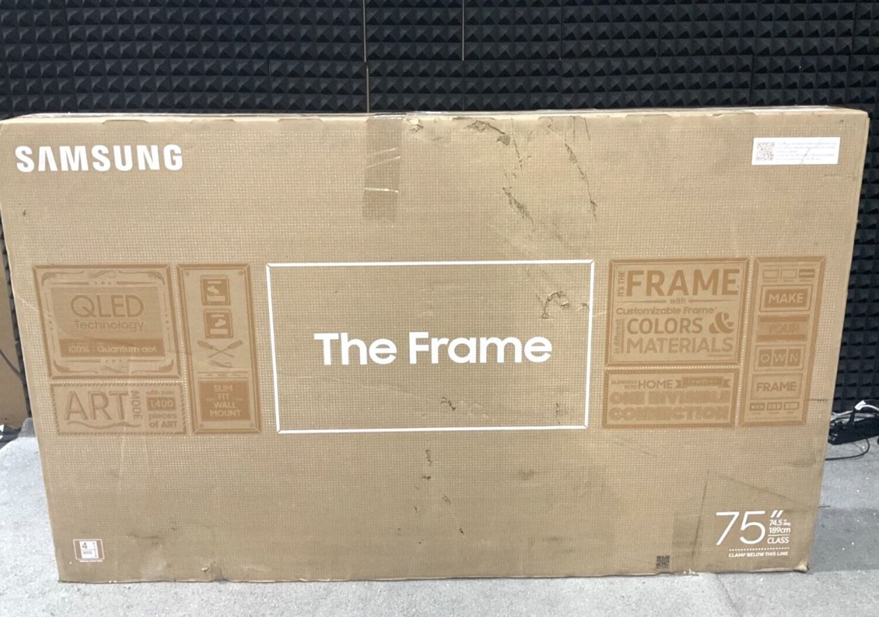 75” Samsung QLED 4K Frame Smart TV Floor Model