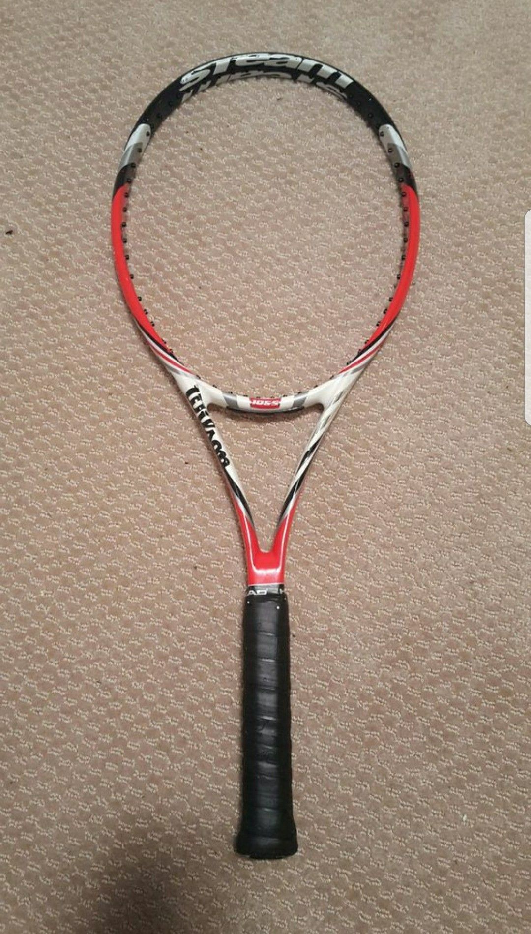 Wilson steam 105s tennis racket racquet