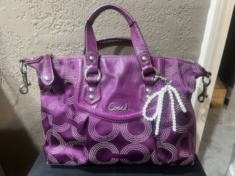 Vintage purple coach