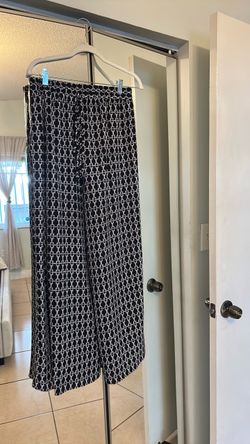 Wide Leg Printed Pants